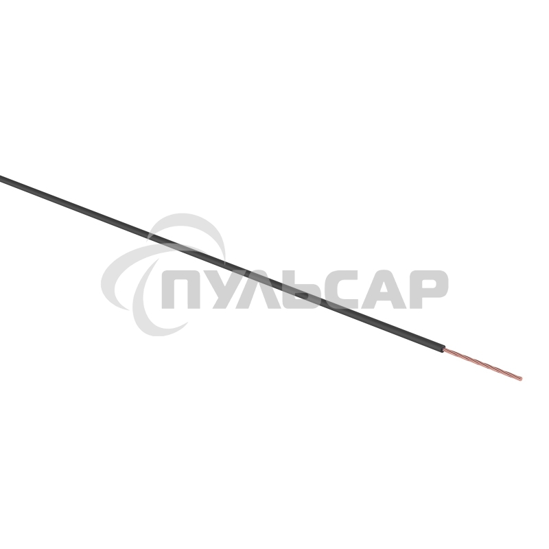 Провод автомобильный ПГВА/ПВАМ Rexant 1х0,75 мм черный, мини-бухта 10 метров