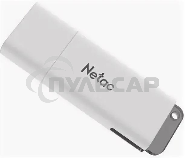 Флешка USB Netac U185 64 Gb <NT03U185N-064G-30WH>, USB 3.0, с колпачком, пластиковая белая