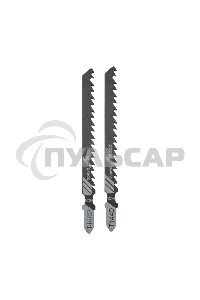 Пилка для электролобзика 100 мм 6 з/д 8-60 мм T144D (2 шт./уп.) (дерево) Kranz