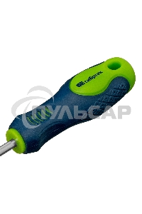 Отвертка, SL5,0 х 100 мм, CrV, 2-х компонентная рукоятка Сибртех