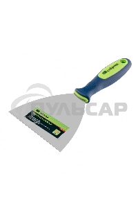 Шпательная лопатка из нержавеющей стали Сибртех 120 мм, 2-комп. ручка 85527