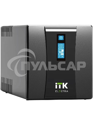 Источник бесперебойного питания Line-interactive 1,5кВА/900Вт, фаза 1/1, LCD дисплей, с АКБ 2х9AH, USB