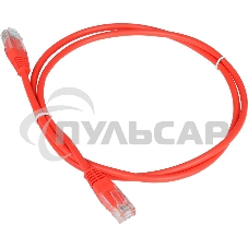 Патч-корд Lanmaster TWT UTP кат.5e, с заливными колпачками, 0.5 м, оранжевый