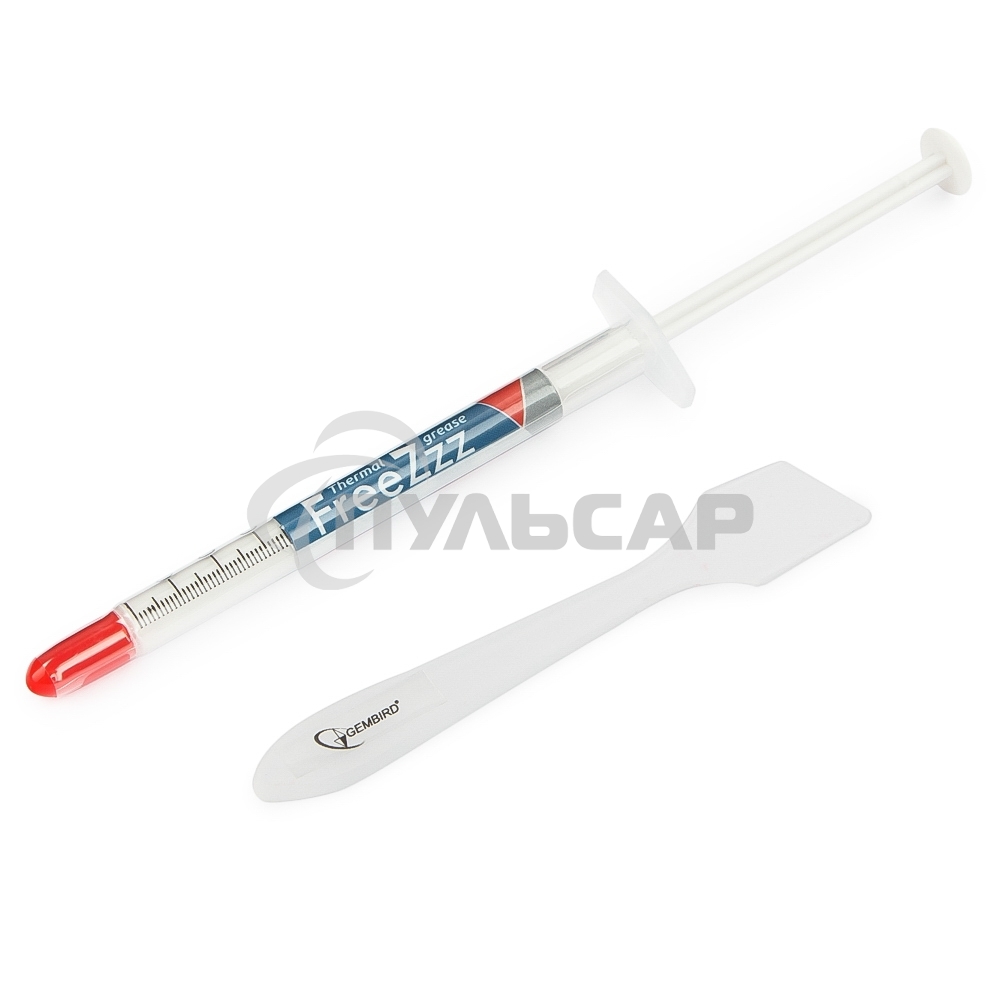 Термо паста Gembird FreeZzz GF-01-1.5 для радиаторов, 1,5гр, шприц