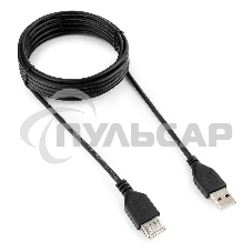 Кабель Gembird PRO CCP-USB2-AMAF-10 USB 2.0 кабель удлинительный 3.0м AM/AF позол. контакты, пакет