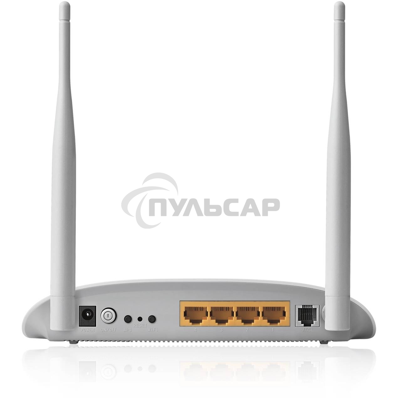 Сетевое оборудование TP-Link SOHO TD-W8961N(RU) 300 Мбит/с, 2T2R, ADSL2/ADSL+, Annex A, 4 порта 100 Мбит/с
