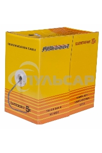 Кабель витая пара PROconnect UTP 2PR 24AWG, CCA, CAT5e, PVC, серый, бухта 305 м