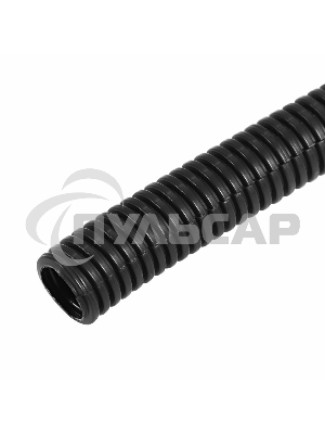 Трубa автомобильная гофрированная ПП, Ø8,5 мм, разрезная, бухта 50 м/уп.