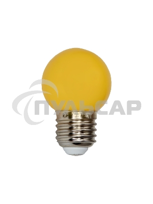 Лампа светодиодная Neon-night d-45 3 LED 1Вт шар E27 25лм 220В