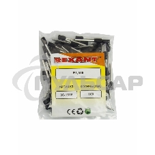 Наконечник штыревой втулочный изолированный F-18 мм 1.5 мм² (НШВи 1.5-18) черный Rexant