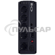 Источник бесперебойного питания UPS CyberPower VP1200ELCD Line-Interactive 1200VA/720W USB/RS-232/RJ11/45 (4 + 1 EURO)