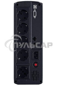 Источник бесперебойного питания UPS CyberPower VP1200ELCD Line-Interactive 1200VA/720W USB/RS-232/RJ11/45 (4 + 1 EURO)