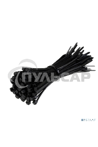 Стяжка нейлоновая Exegate EX253856RUS неоткрывающаяся CV-300B, 300мм, упак. 100шт черная