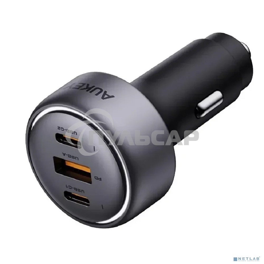 Автомобильное зарядное устройство Aukey Pathfinder 66W серый ACC-CC-P1