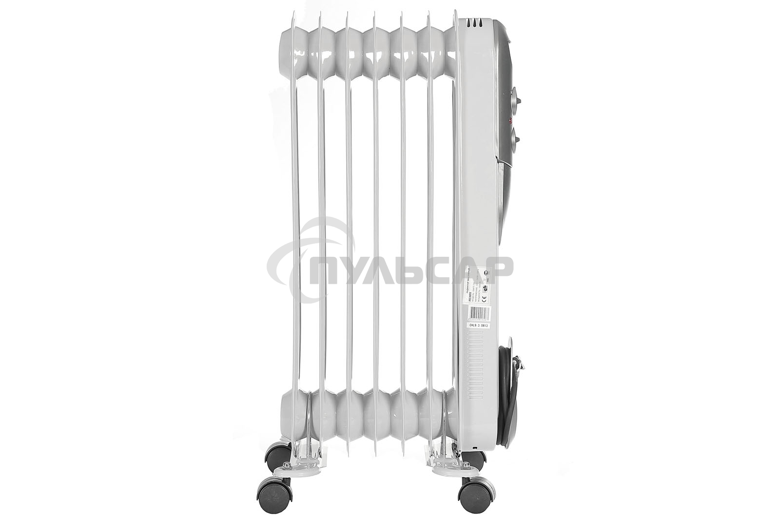 Обогреватель масляный Ресанта ОМПТ-7Н (7 секций) белый, 1500 Вт, 15 м2, термостат 67/3/3