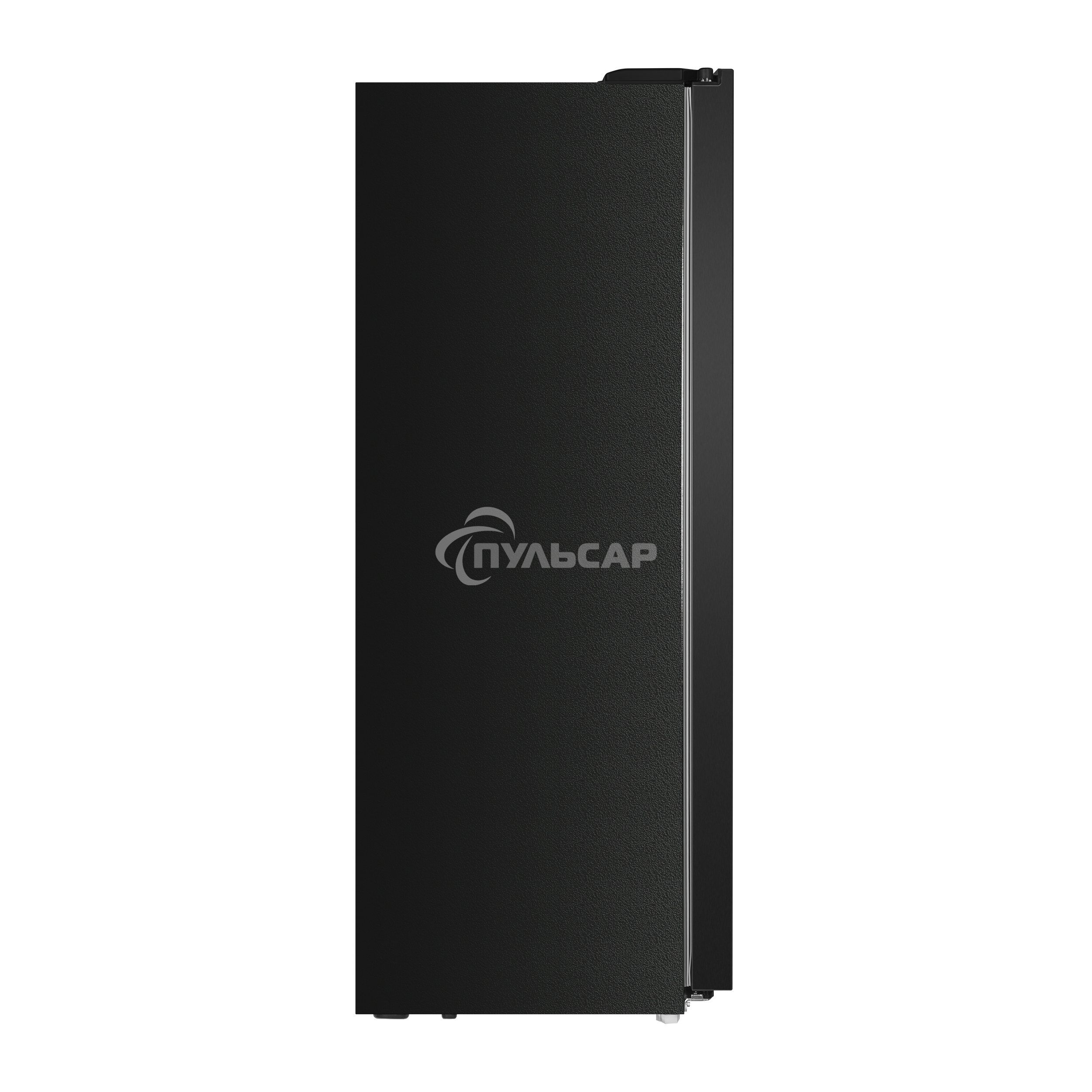 Холодильник Maunfeld MFF177NFSB черный глянц. двухкамерный 263/170л морозилка сбоку, No Frost, Side by Side