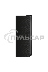 Холодильник Maunfeld MFF177NFSB черный глянц. двухкамерный 263/170л морозилка сбоку, No Frost, Side by Side