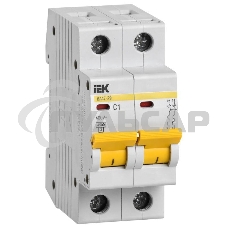 Выключатель автоматический модульный 2п C 1А 4.5кА ВА47-29 ИЭК MVA20-2-001-C