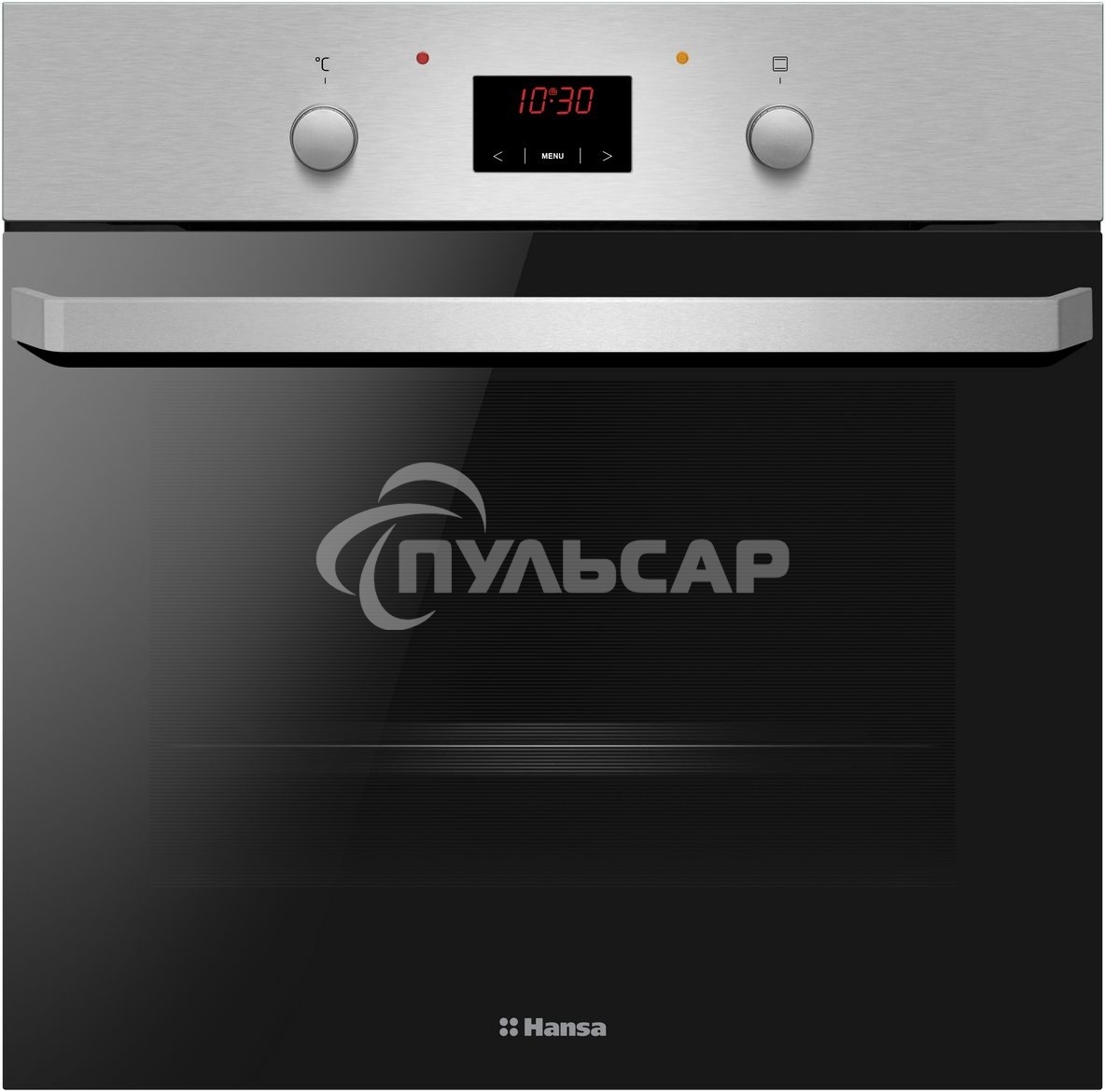 Духовой шкаф электрический Hansa BOEI684721 нержавеющая сталь/черный, встраиваемый
