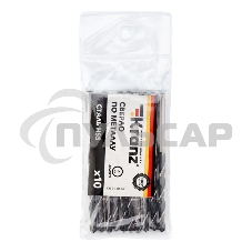 Сверло по металлу 4,0х75х43 мм HSS (10 шт. в упаковке) DIN 338 Kranz