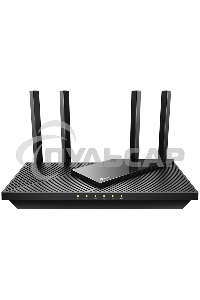 Роутер беспроводной TP-Link Archer AX55 AX3000 10/100/1000BASE-TX черный