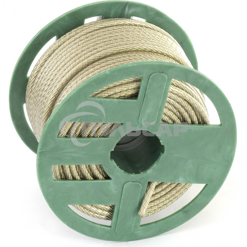 Трос металлополимерный СИБРТЕХ прозрачный ПР-5,0, 47639