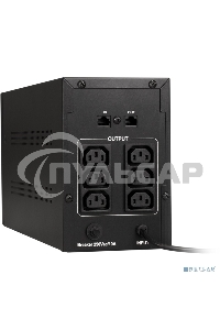 Источник бесперебойного питания ExeGate SpecialPro UNB-1200.LED.AVR.C13.RJ 1200VA/750W, LED, AVR, 6*IEC-C13, RJ45/11, черный
