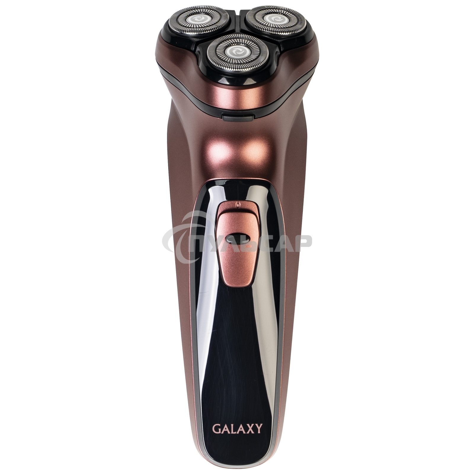 Электробритва Galaxy Line GL 4209, бронзовый, аккумуляторная, 5 Вт, Li-Ion аккумулятор емкостью 600 мА*ч, вр. непр. работы до 1,5 ч, ножи из нержавеющей стали, 3 независимые плавающие головки, возможность промывки бреющего блока, индикатор заряда и работы