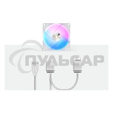 Вентилятор для корпуса Ocypus Delta F12 BK ARGB белый 120мм 2000rpm 4-pin