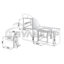 Духовой шкаф электрический Gefest ДА 602-02 А, встраиваемый