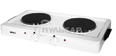 Плита электрическая Мечта 211Ч белый (белый, 2 эл.конфорки(чугунные), управление механическое)