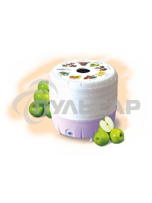 Сушилка для овощей и фруктов Ротор Люкс СШ-023 5под. 350Вт белый