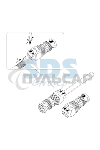 Разъем штекер BNC с клеммной колодкой Rexant