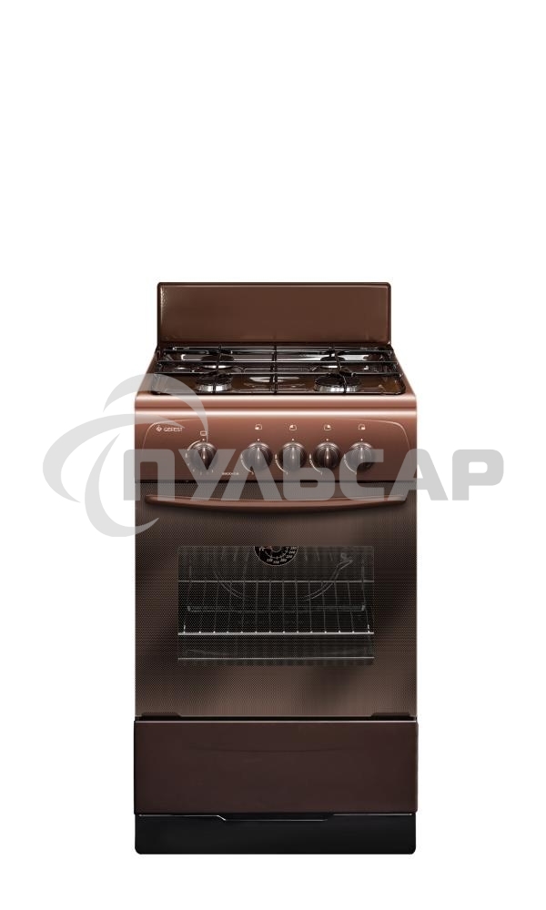 Плита газовая Gefest ПГ 3200-08 К43 коричневый, конфорок 4 шт, духовка 42 л, 50 см x 85 см x 53 см