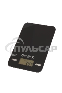 Весы кухонные электронные Endever Skyline KS-527, вес от 2 г до 5 кг. Закаленное стекло повышенной прочности, LCD-дисплей, авто откл.