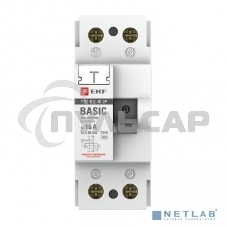 Выключатель дифференциального тока (УЗО) ВД-40 2п 16А 30мА тип AC (электронный) Basic elcb-2-16-30e-sim EKF