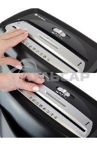 Шредер Heleos УД15-2 черный/серебристый (секр.Р-2) ленты 12лист. 15лтр. скобы пл.карты