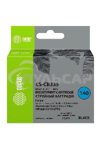 Картридж струйный Cactus CS-CB335 №140 черный (17 мл.) для HP DeskJet D4263/D4363; OfficeJet J5783/J6413