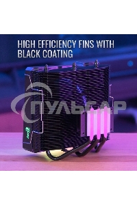 Кулер для процессора AeroCool / Formula Cylon 3H черный, 120 мм, алюминий, 1800 об/мин, 24.3 дБ, 4 pin, 125 Вт, 98 мм