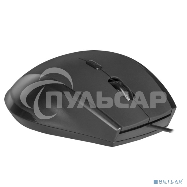 Мышь проводная Defender Accura MM-362 черный, 1600 dpi, USB, кнопки - 6