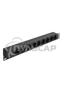 Блок розеток горизонтальный ExeGate ServerPro PDU-19H907 Al-9S-C20, 19