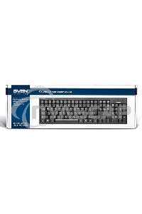 Клавиатура проводная Keyboard SVEN Standard 303 Power USB+PS/2 черная SV-03100303PU