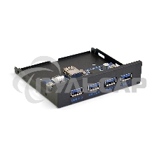 Планка USB на переднюю панель ExeGate U3H-625, 3,5