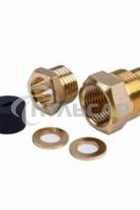 Сальник с двойной резьбой 1/2 и 3/4 для ввода кабеля в трубу PROconnect