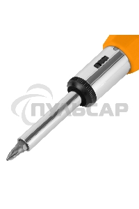 Отвертка реверсивная, набор бит, 10 шт., CrV Sparta