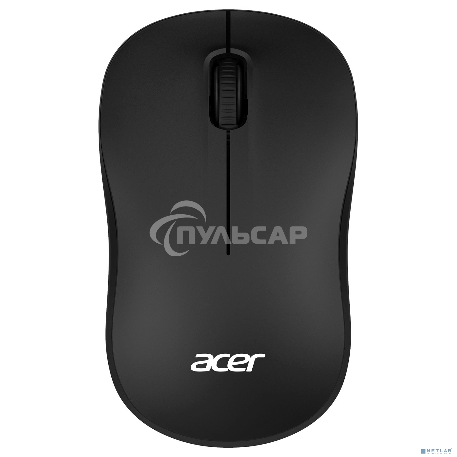 Мышь беспроводная Acer OMR160 черный, 1200 dpi, радиоканал, USB, кнопки - 3