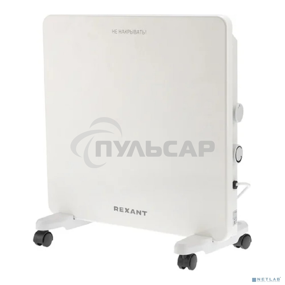 Конвектор Rexant 60-0093, белый, 1000 Вт, 15 м2, механический термостат