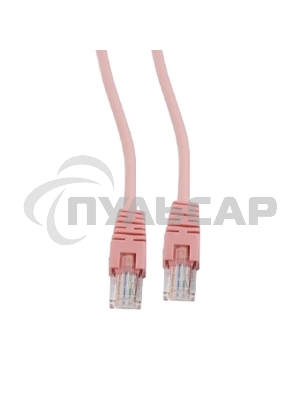 Патч-корд UTP Cablexpert кат.5e, 2м, литой, многожильный (розовый)
