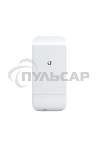 Точка доступа UBIQUITI LocoM2(EU) Wi-Fi и AirMAX. 802.11g/n, интегрированная антенна 8 дБ (45°*45°),10/100 RJ45 Ethernet