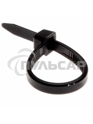 Хомут-стяжка кабельная нейлоновая Rexant 100 x3,6 мм, черная, упаковка 100 шт.